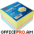 Sticky Notes, 76mm x 76mm, 400 pages, 4 pastel colors.