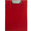 Clipboard A4, with upside clip, with cover, BED QUALITY, կարմիր։