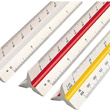 Ruler plastic, 30 cm, 3 edges.