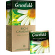 Tea bags, 25 bags per box, Rich Camomile.