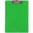 Clipboard firm plastic A4, green.