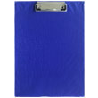 Clipboard A4, with clip on top, BED QUALITY,, blue.