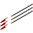 Ball pen , width 0.7 mm,  , red.