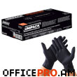 Gloves disposable, 50 pair., black, M - size.