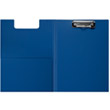 Clipboard A4, with upside clip, with cover,, blue.