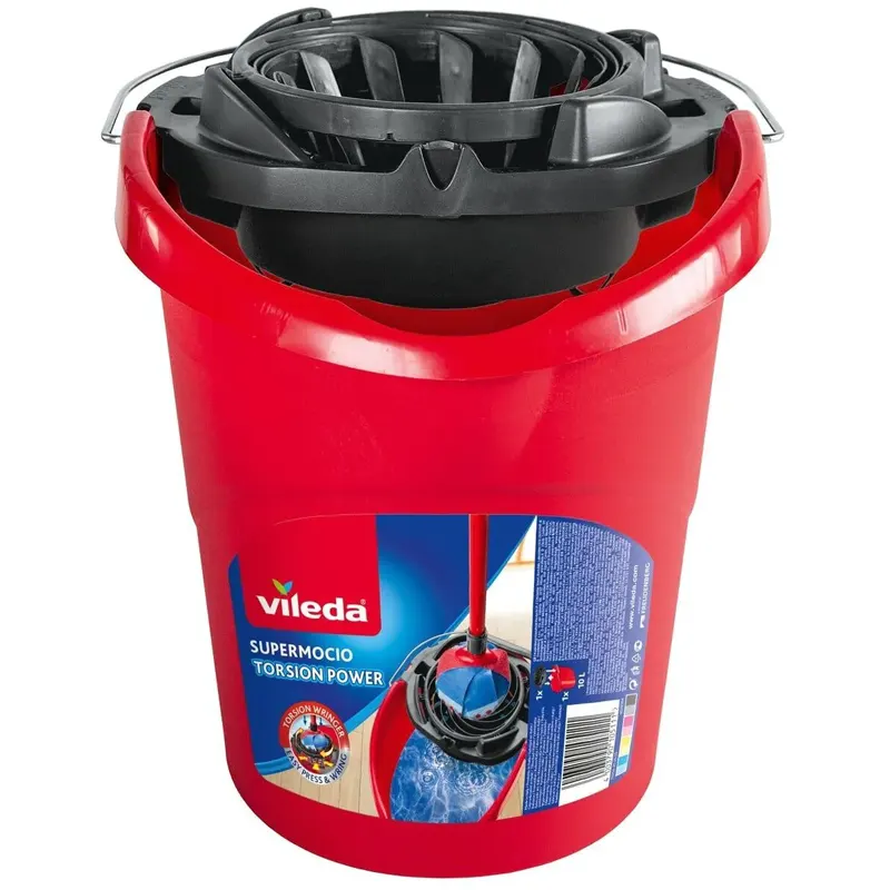 Bucket Vileda, for mop's squeezing, "Supermocio"