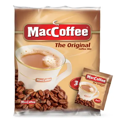 Кофе MacCoffee в пакетиках, 3 в одном, 18 г