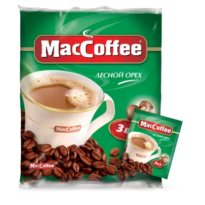 Кофе MacCoffee в пакетиках, 3 в одном, 18 г