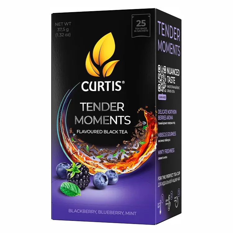 Tea Curtis, 25 pieces in individual packages