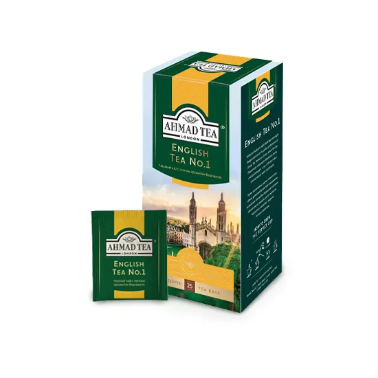 Ahmad tea, English Tea No1, 25 tea bags per pack.