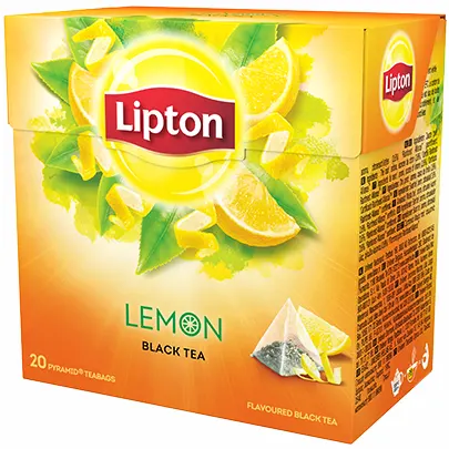 Lipton, fruit tea in pyramid bags. 20 bags per box