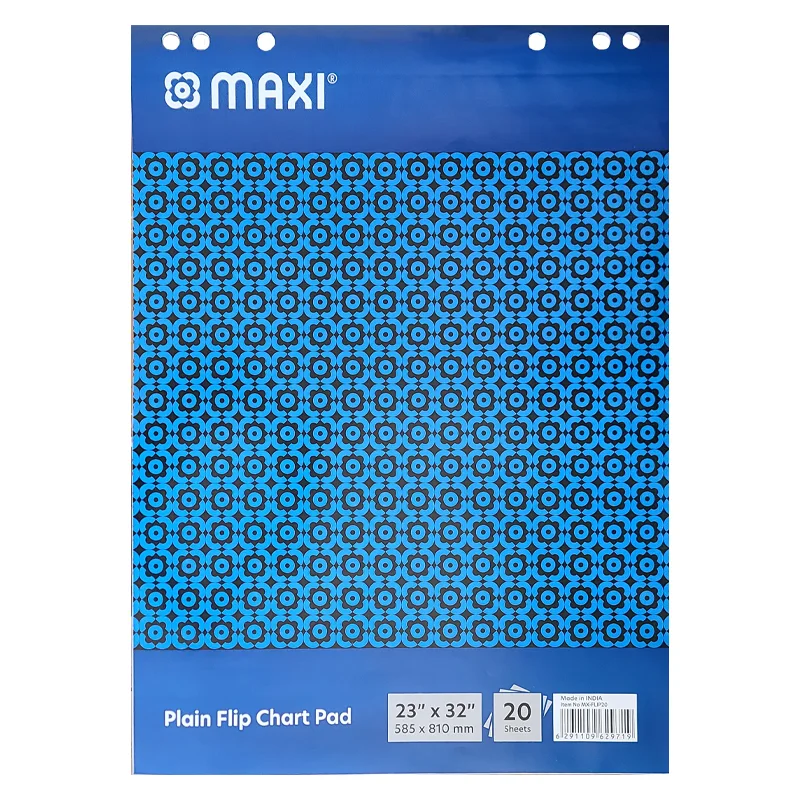 Flipchart pad, 20 pages, size 810 x 585mm, 100 gsm., white (original brand)