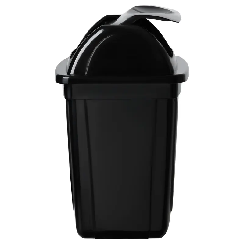 Waste bin with cover plastic, 12 l, with square bottom (↑33sm→30sm)