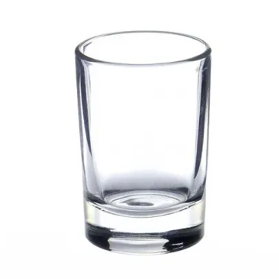 Glass for vodka, transparent, 6 pcs