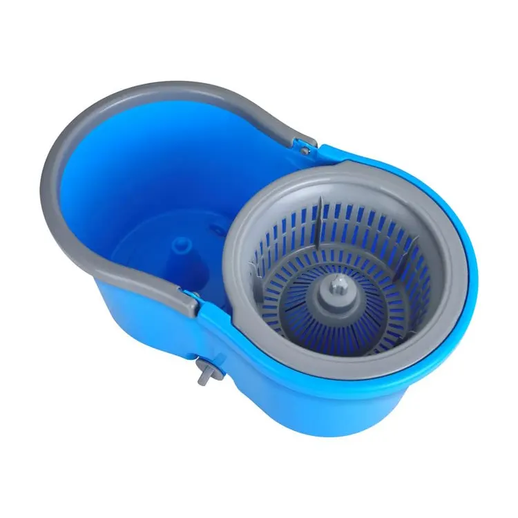 Floor cleaning set (floor cleaning brush and bucket with wringer)