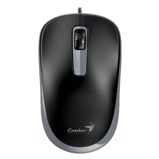 Մկնիկ լարային GENIUS DX-125S USB Black+Grey