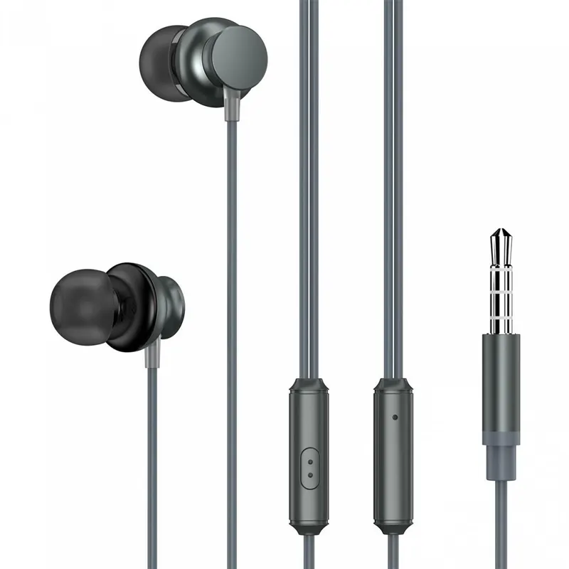 Stereo earphones, cable length: 120 cm