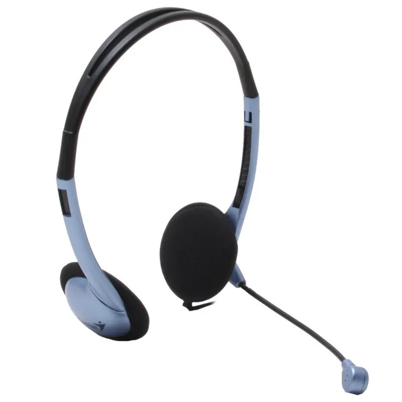 Наушники с микрофоном Genius HS-02B, длина шнура 1.8м