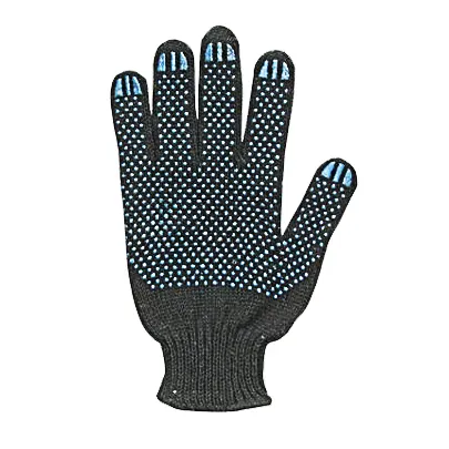 Ձեռնոց բամբակից, միակողմանի ռետինե պուտերով, զույգի քաշը 45գր