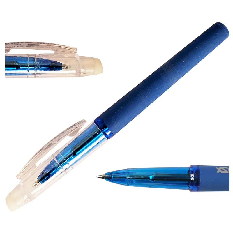 Pen with erasing ink, 0.8mm.