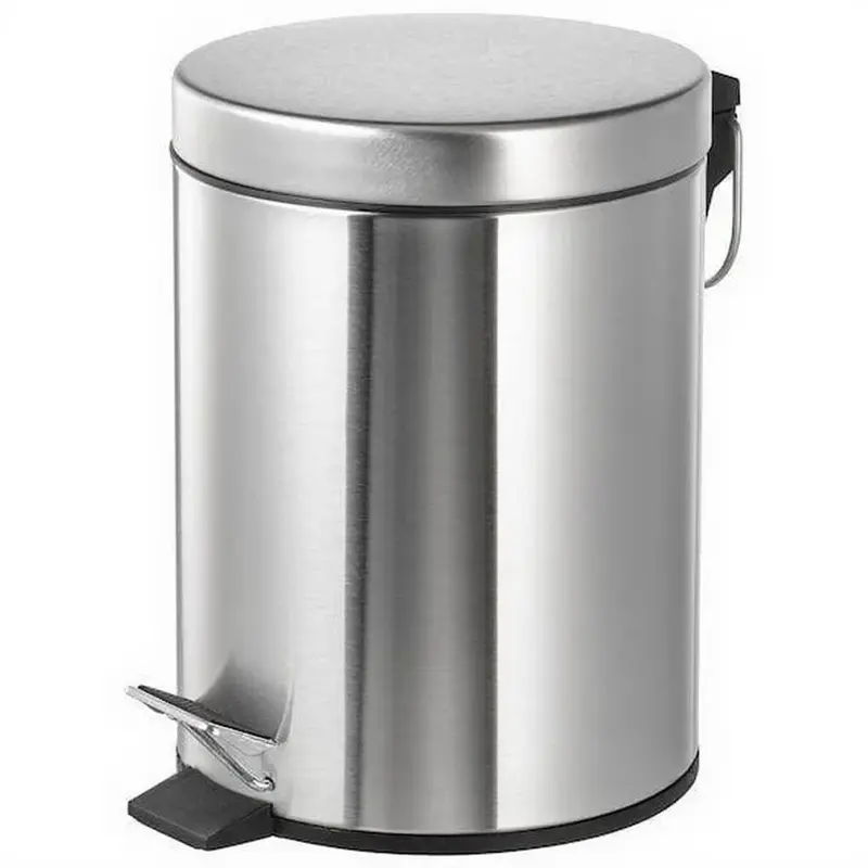 Trash can with metal pedal, 5 l.