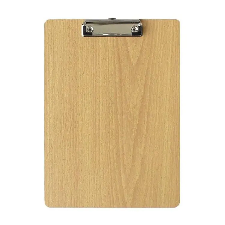 Clipboard A4 from a tree, with upside clip