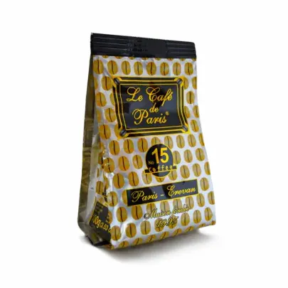 Le Cafe de Paris No 15, 50% Arabica Yergacheef, 45% Arabica Moka, 5% Robusta, 100 g.