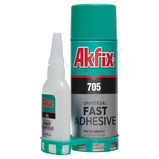 Սոսինձ, ունիվերսալ AkFix 705, արագ չորացում, 250+75մլ