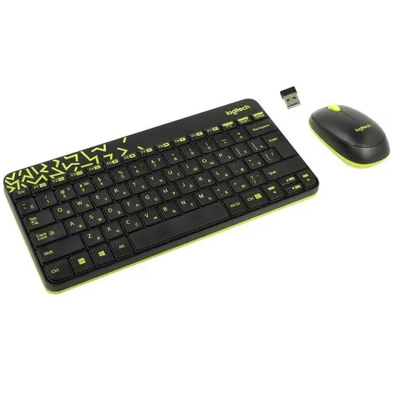 Беспроводная клавиатура +мышь Logitech MK240 Nano 