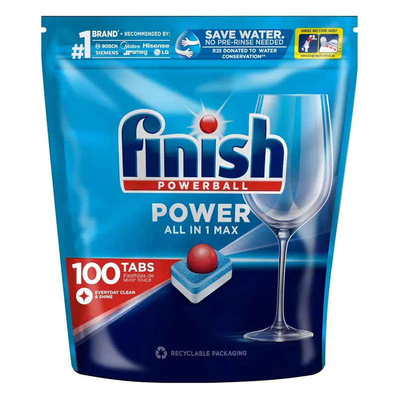 POWER ALL IN ONE tablettes for dishwashing machines, 100 pcs