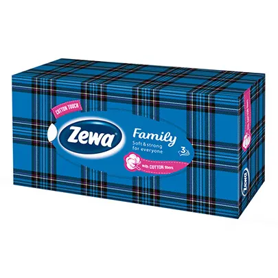 Napkins 3-ply in rectangular box, size 22.5x6x11.5 cm, 90 pcs