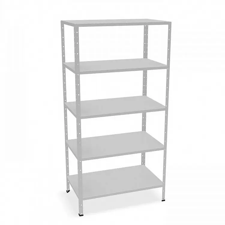 Мetal rack 5 shelves, the maximum loading of one shelf is 100 kg. Size H*W*D 1800*1000*300 sm. Delivery within 3 business days.