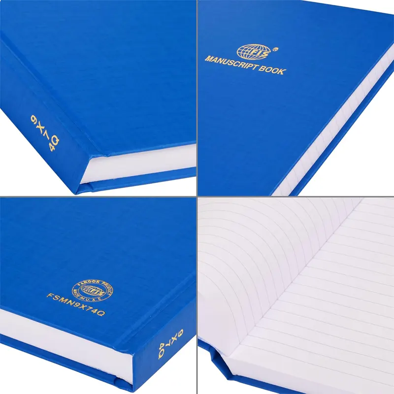 Manuscript book, A6 hard cover, 96 pages (2QR), line