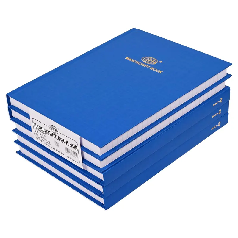 Manuscript book, A6 hard cover, 96 pages (2QR), line