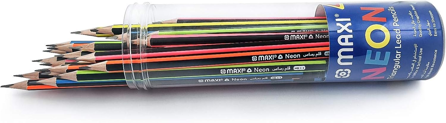 Pencil 2HB, with eraser, triangular design