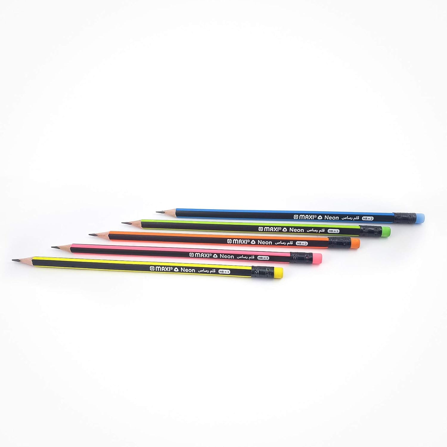 Pencil 2HB, with eraser, triangular design