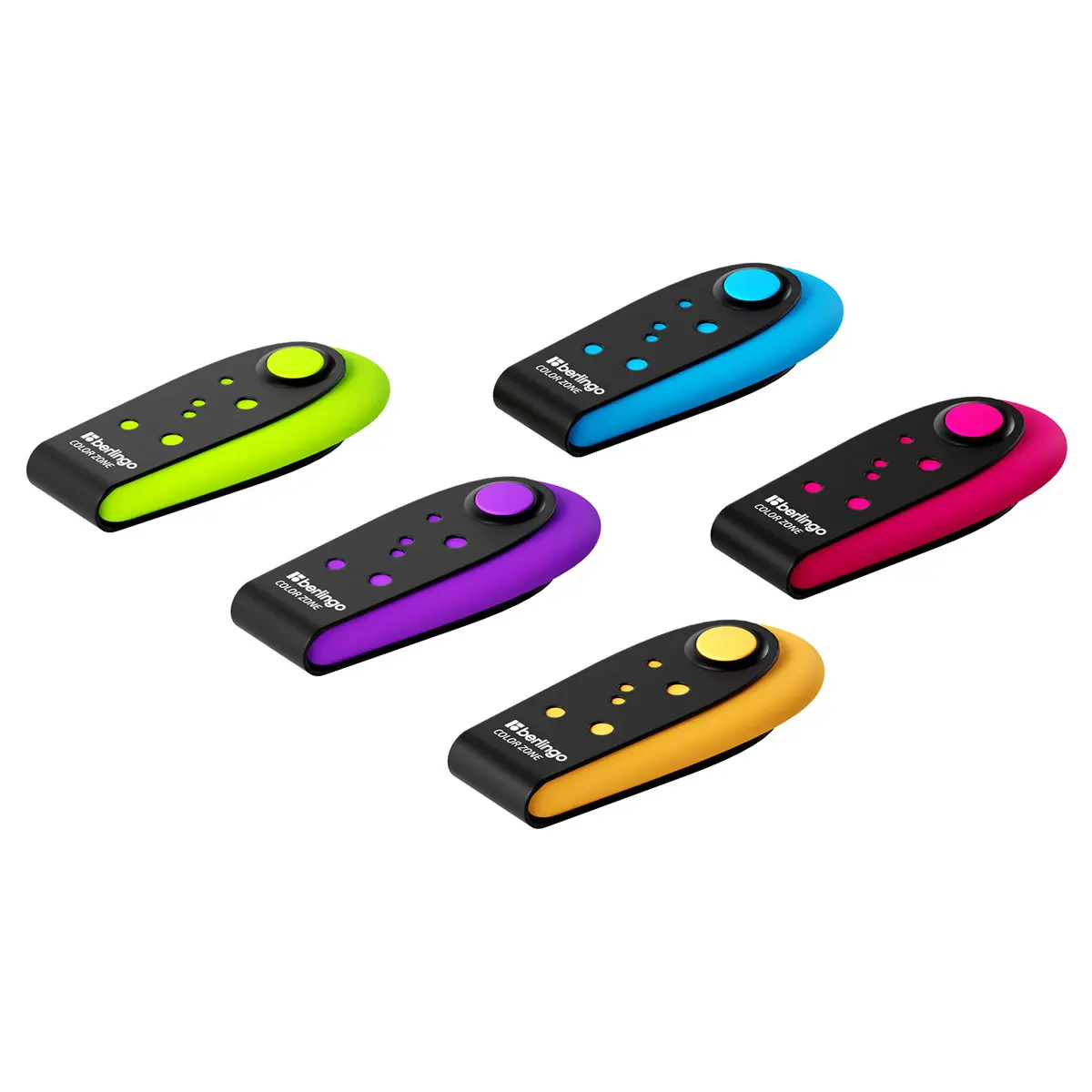 Eraser "Color Zone", rectangular/oval, 60 x 24 x 15 mm, retractable, plastic case, different colors