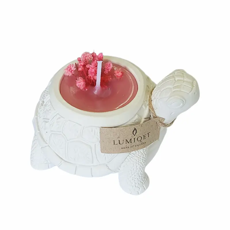 Свеча - черепашка.