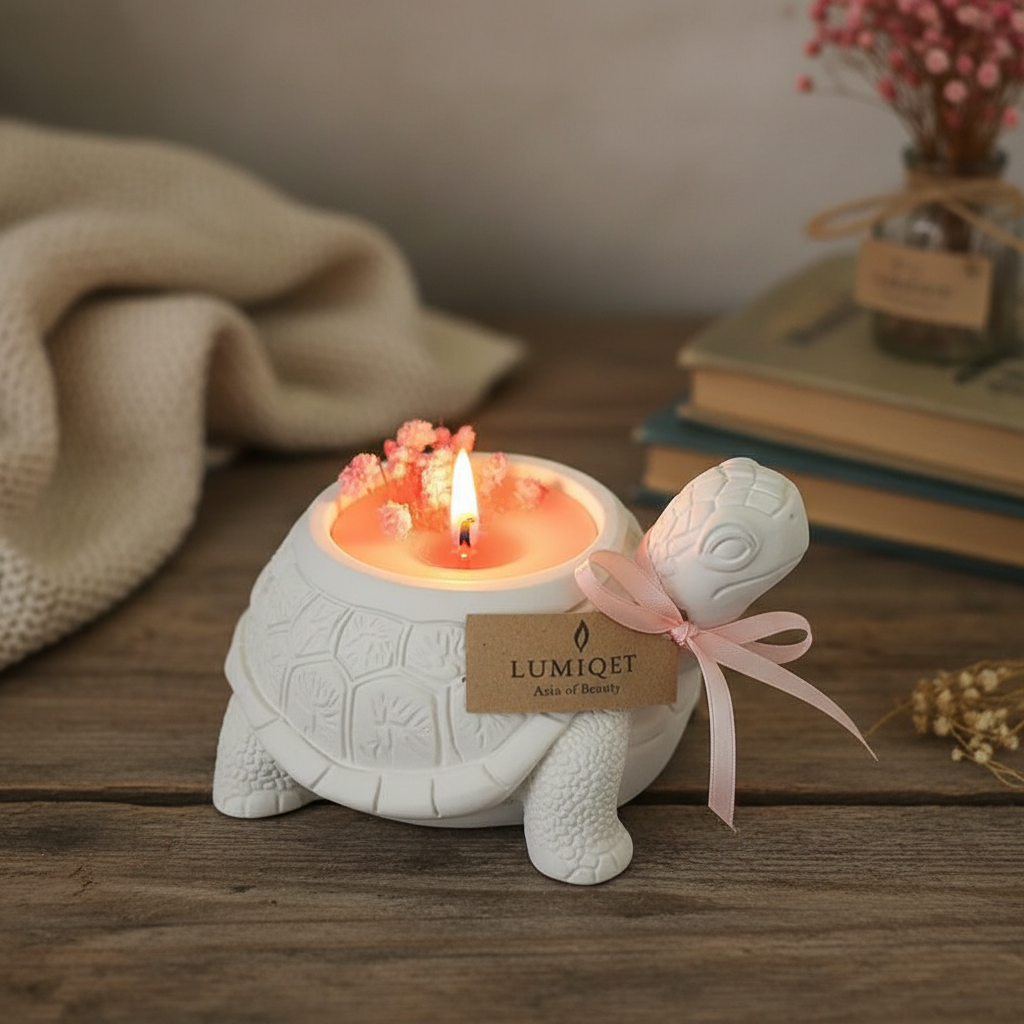 Свеча - черепашка.