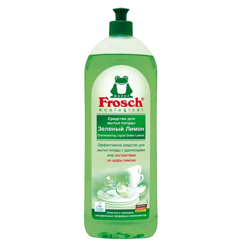 Dish washing liquid green lemon, 1 l