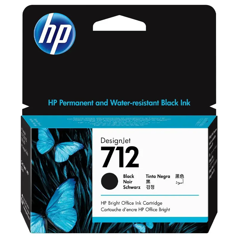 Քարթրիջ HP DJ 3ED70A (№712), BLACK 38-մլ
