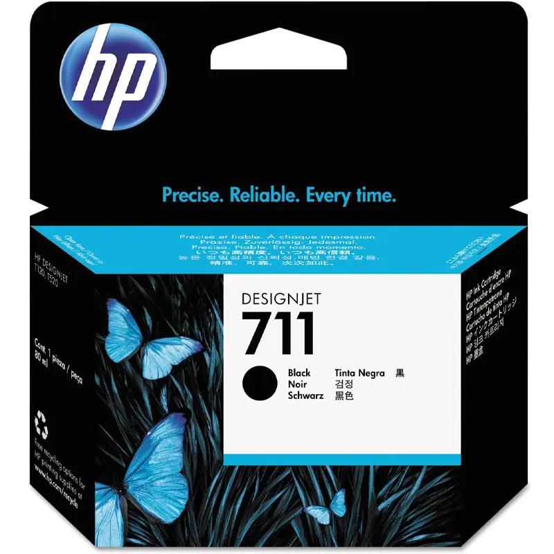 Քարթրիջ HP DJ CZ133A (№711), BLACK 80-մլ