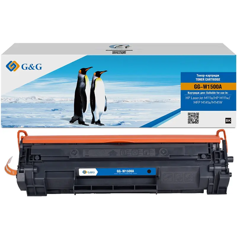 Քարթրիջ HP LJ M111 / MFP M141  W1500A (GG-W1500A-MPS), BLACK 0.975K G&G