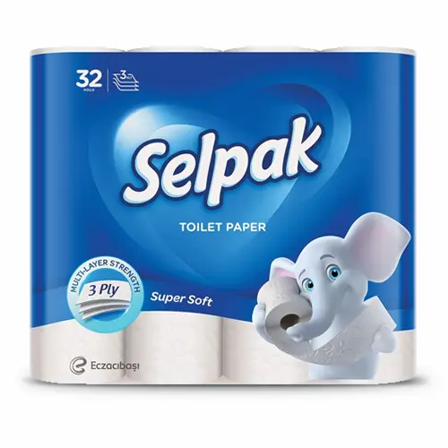 Toilet paper, 3 ply, 16.8 m per roll