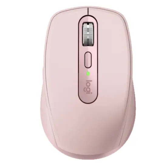 Մկնիկ Logitech Mouse MX Anywhere 3 Rose միացման տեսակը՝ Bluetooth, լիցքավորման պորտ USB-C, 70 օր պահում է լիցքավորումը։ (L910-005990)