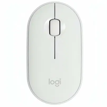 ogitech Mouse M350 Slim WL Pebble, wireless, connection USB, White (L910-005541)