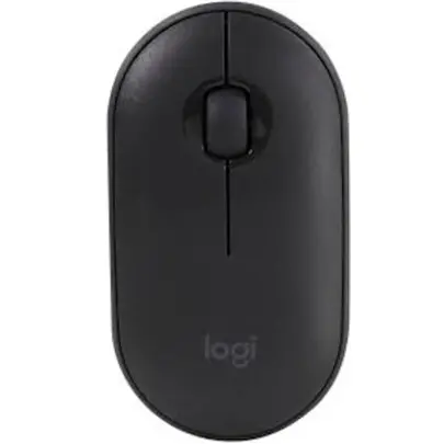Մկնիկ անլար, Logitech Mouse M350 Slim WL Pebble, միացումը USB, գրաֆիտային գույնի (Graphite) (L910-005576)