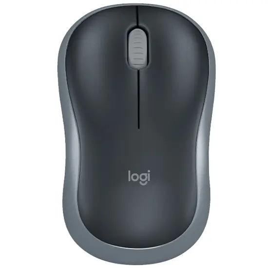 Logitech Mouse M185 SWIFT, wireless,, connection type, USB, one AA battery, GREY (L910-002252)