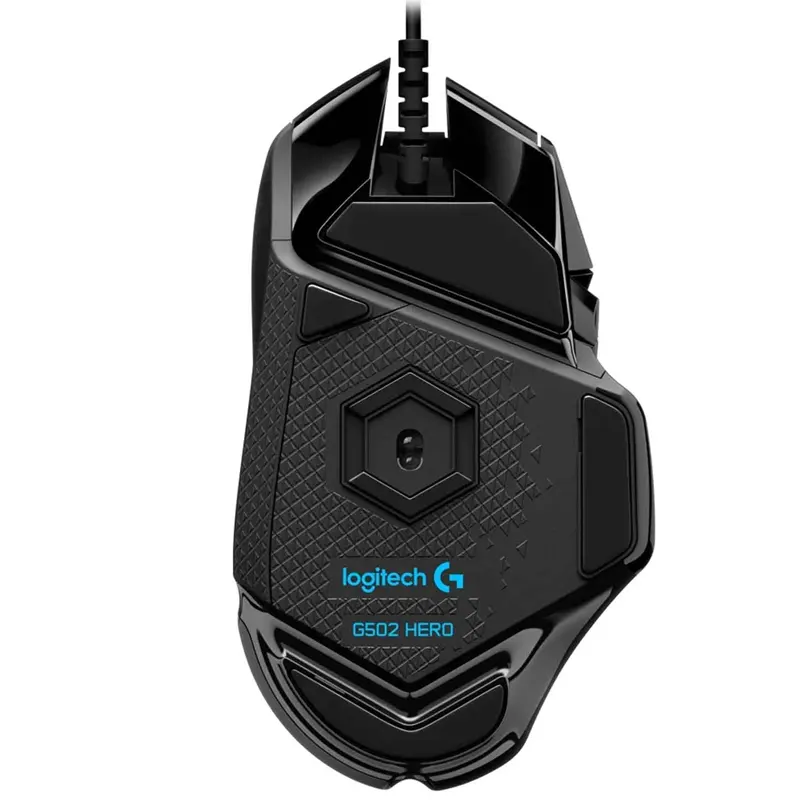 Մկնիկ լարային, 25600 dip, Logitech G502 HERO Gaming, միացման տեսակը USB, սև (L910-005470)