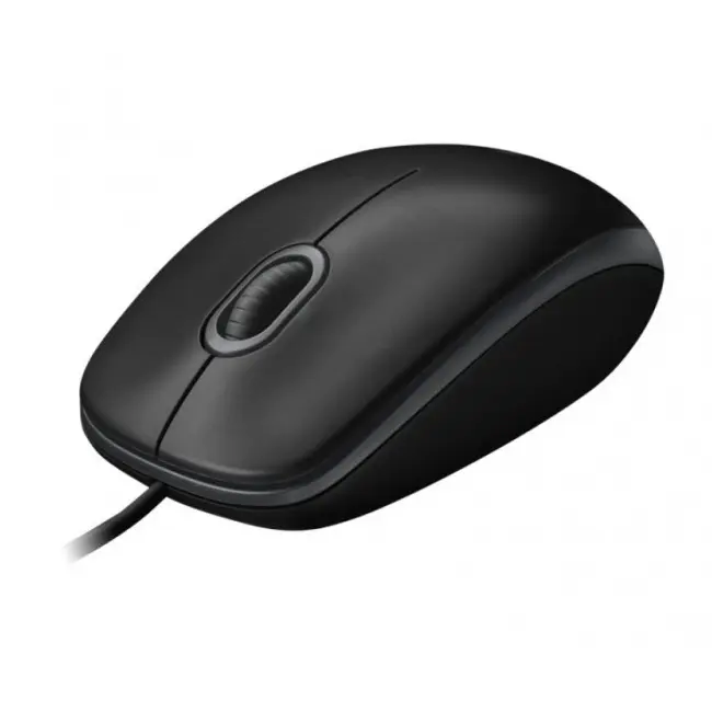 Проводная мышь, Logitech B100 черная (L910-003357)